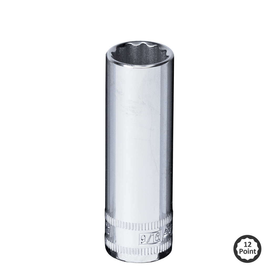 SOCKET - 3/8"DR DEEP 12PT SAE 5/8"
