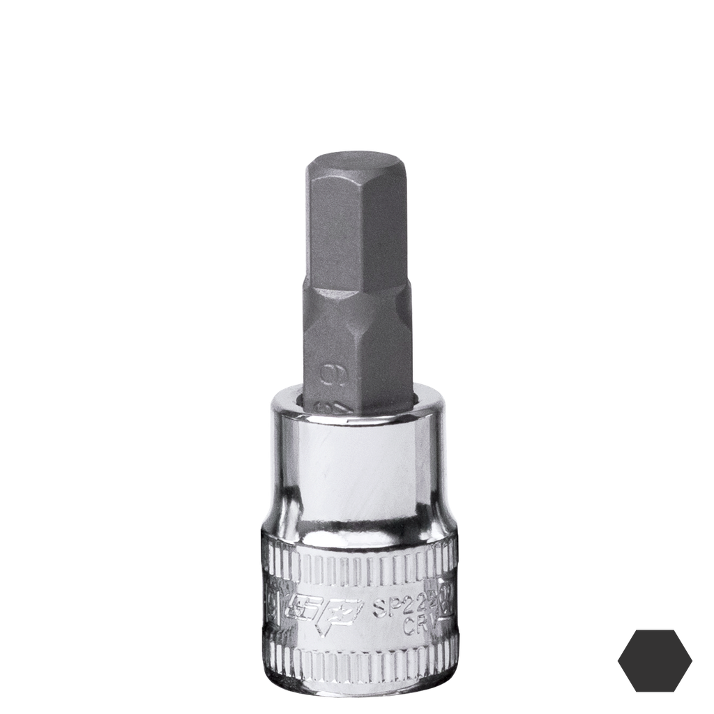 SOCKET - 3/8"DR INHEX METRIC 8MM