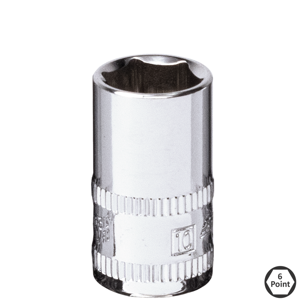 SOCKET - 1/4"DR STANDARD 6PT SAE 1/2"