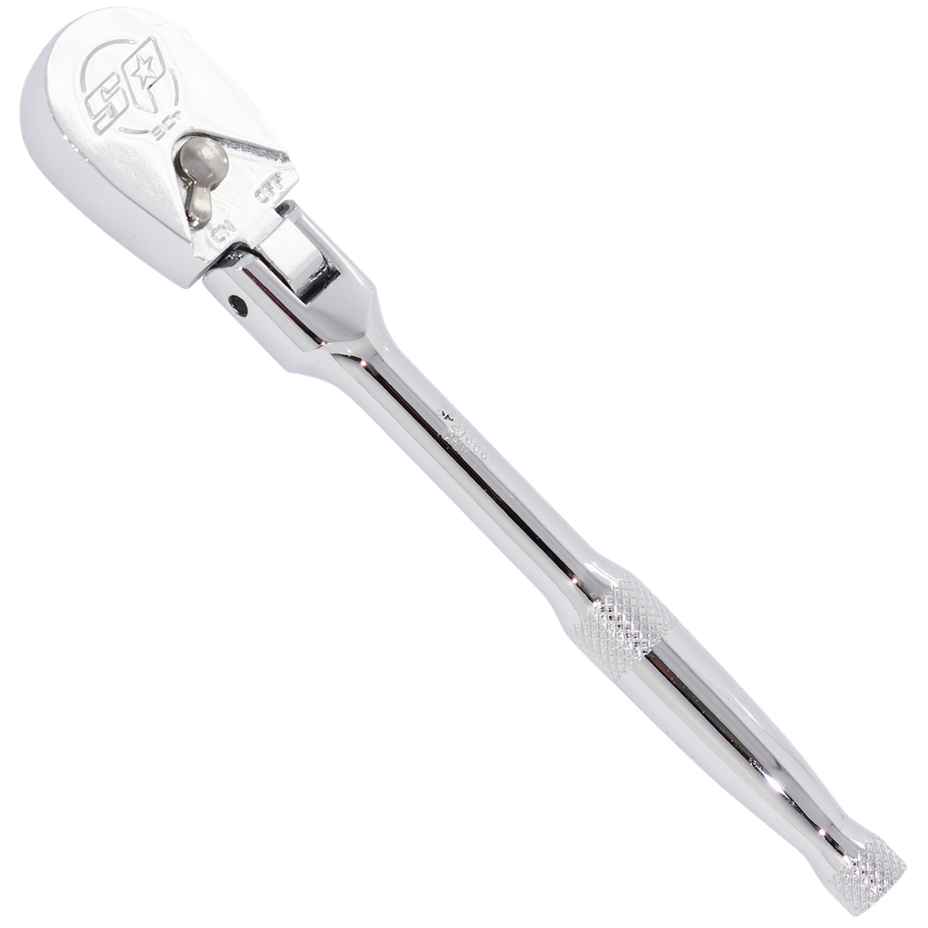 SOCKET ACCESSORIES - 1/4"DR RATCHET SEALED FLEX HEAD 90T