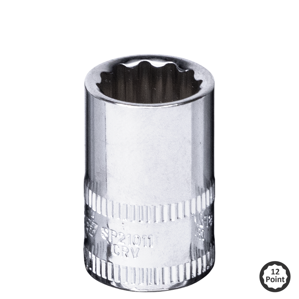 SOCKET - 1/4"DR STANDARD 12PT SAE 7/16"