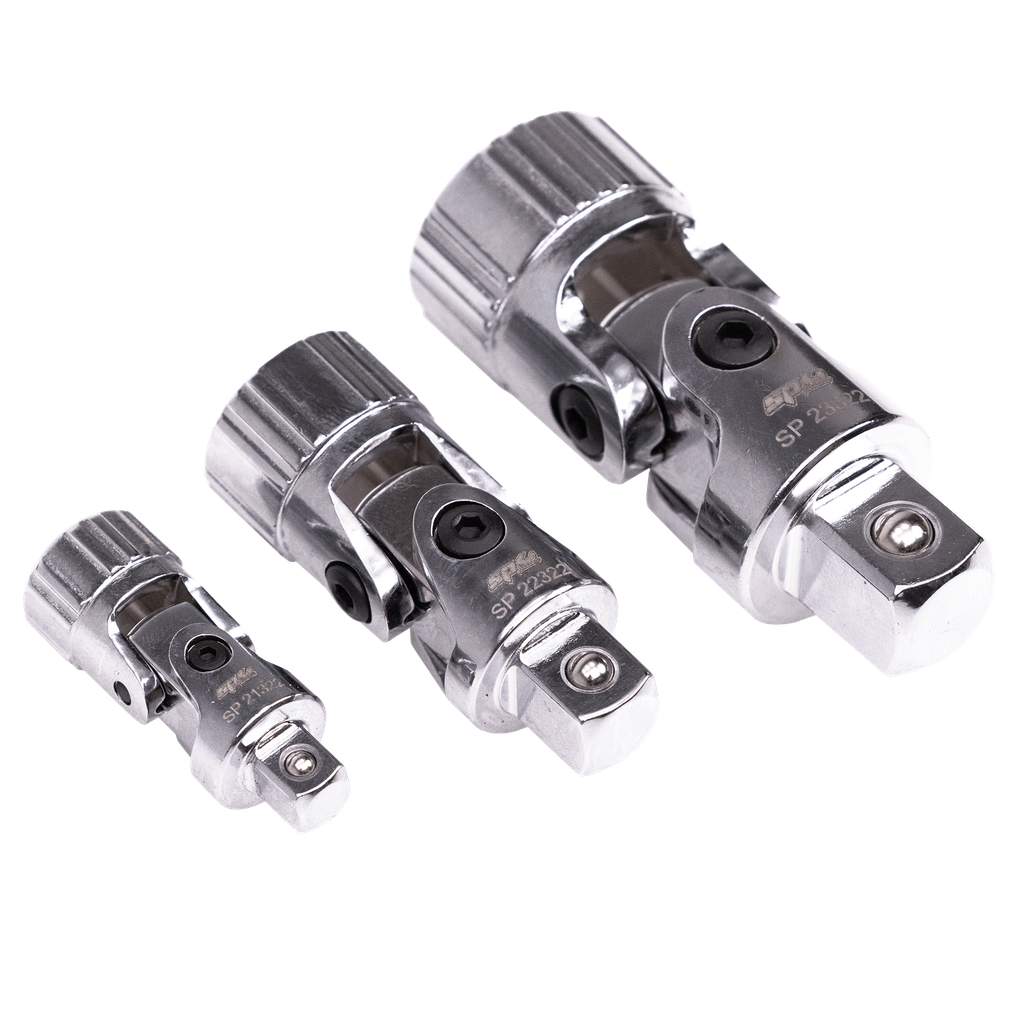 SOCKET - UNIVERSAL JOINT AUTO RESET 3PC SET