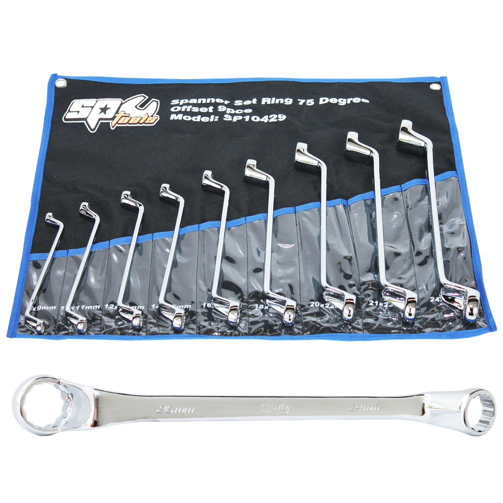 [SP10429] SPANNER SET - DOULBE RING 9PC METRIC