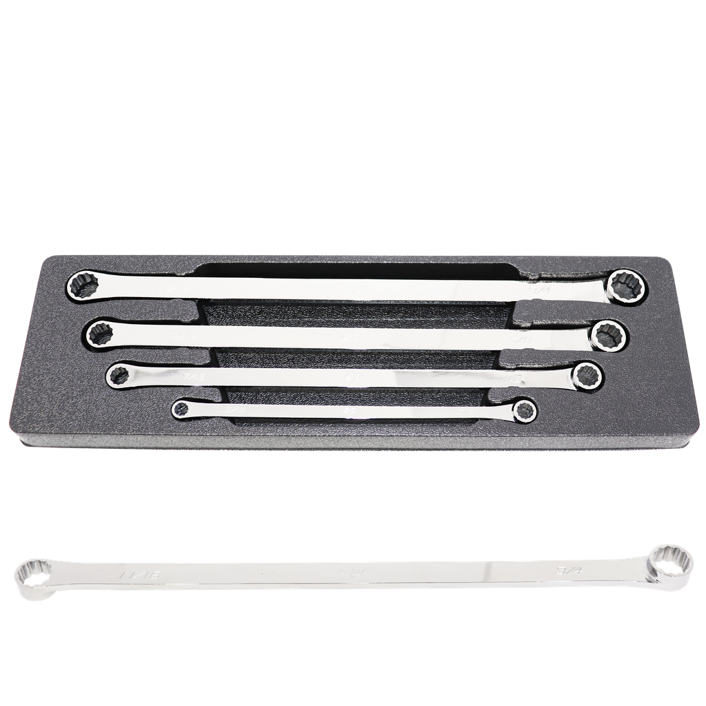 SPANNER SET - DOUBLE RING 4PC SAE