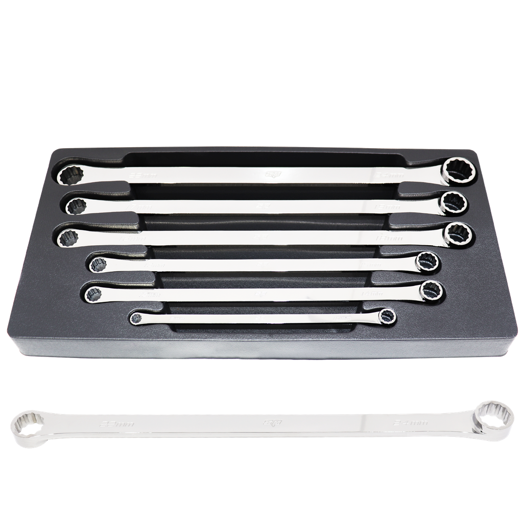 SPANNER SET - DOUBLE RING 6PC METRIC