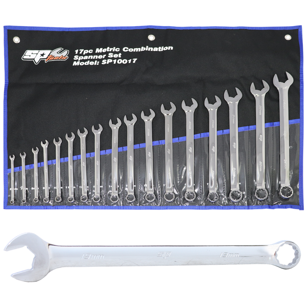 [SP10017] SPANNER SET - ROE QUAD DRIVE METRIC 17PC