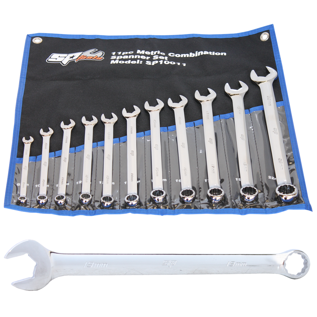 [SP10011] SPANNER SET - ROE QUAD DRIVE METRIC 11PC