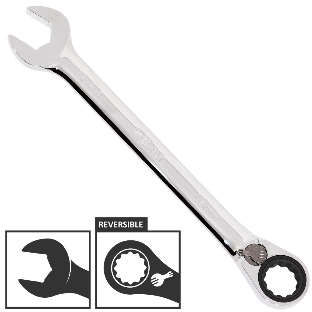 SPANNER ROE GEARDRIVE REVERSIBLE METRIC 9MM