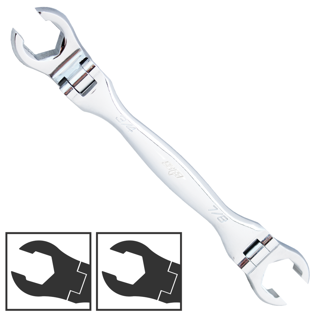 [SP16160] SPANNER FLARE NUT FLEX HEAD SAE 3/4" X 7/8"