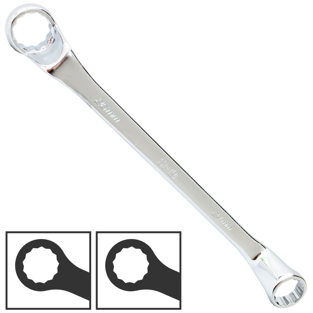 SPANNER DOUBLE RING METRIC 16MM X 17MM