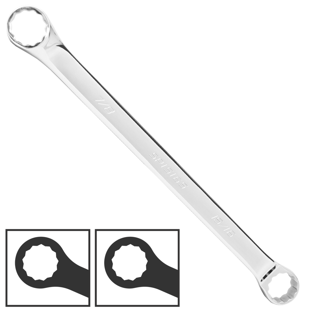 SPANNER RING DOUBLE RING SAE 9/16"X 5/8" 40DEGREE