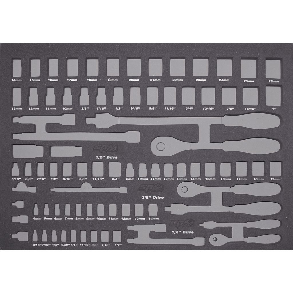 [SP50904] EVA INSERT EMPTY - SOCKETS & ACCESSORIES (SUIT SP50004)