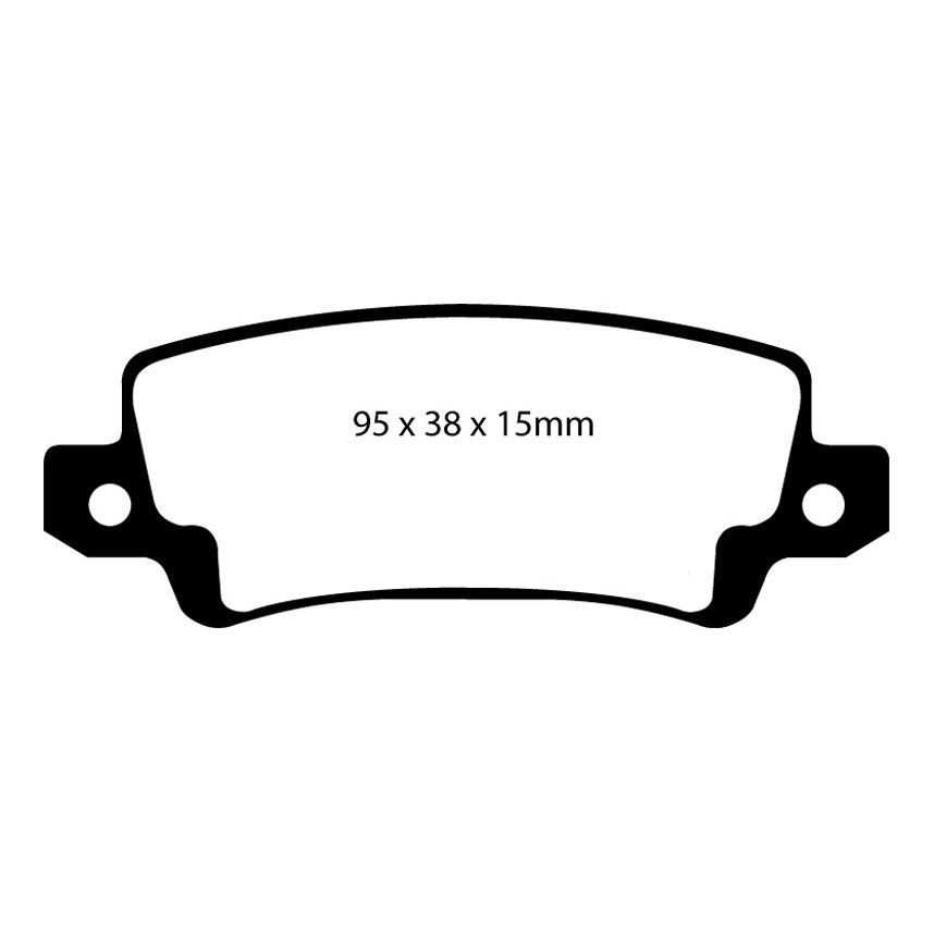 EBC Brakes Yellowstuff Performance Brake Pads
