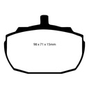 EBC Brakes Yellowstuff Performance Brake Pads