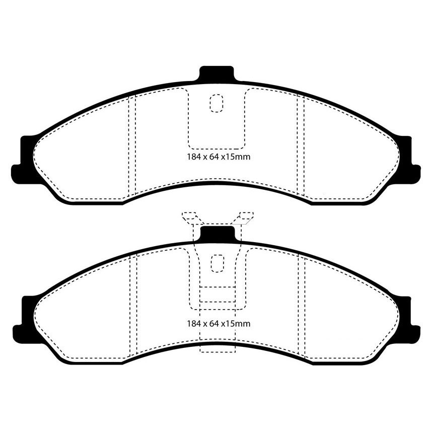 EBC Brakes Yellowstuff Performance Brake Pads