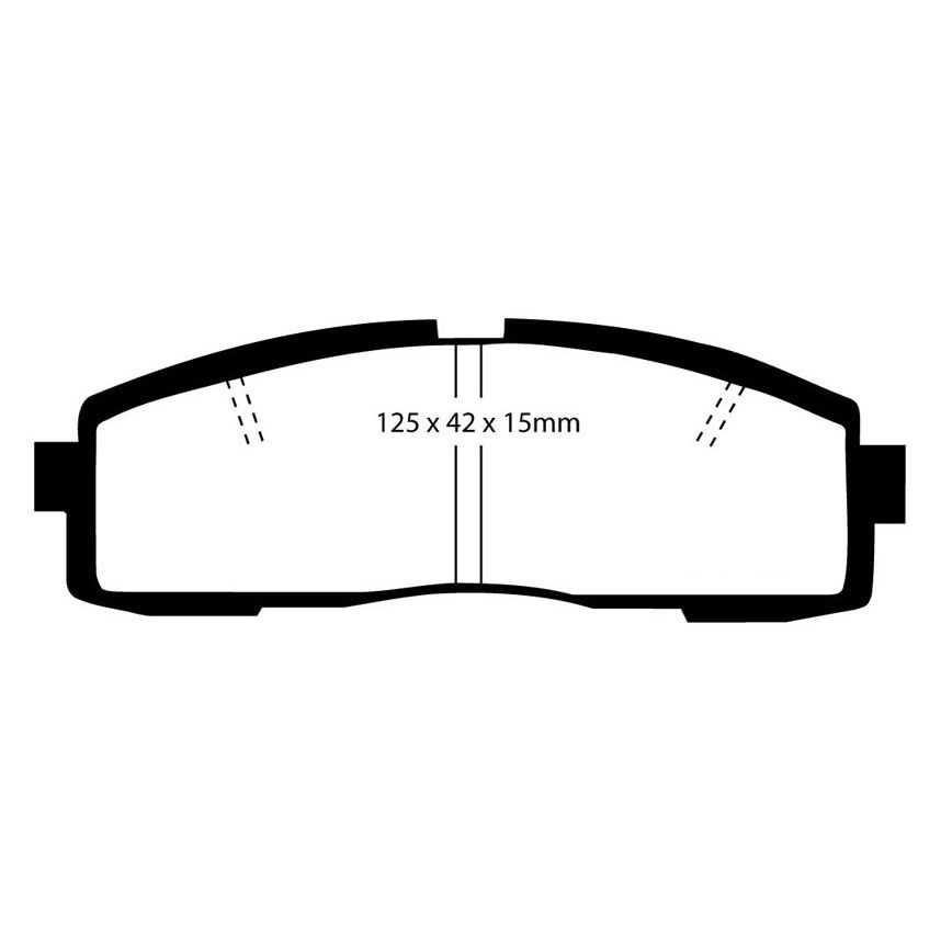 EBC Brakes Yellowstuff Performance Brake Pads