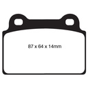 EBC Brakes Yellowstuff Performance Brake Pads