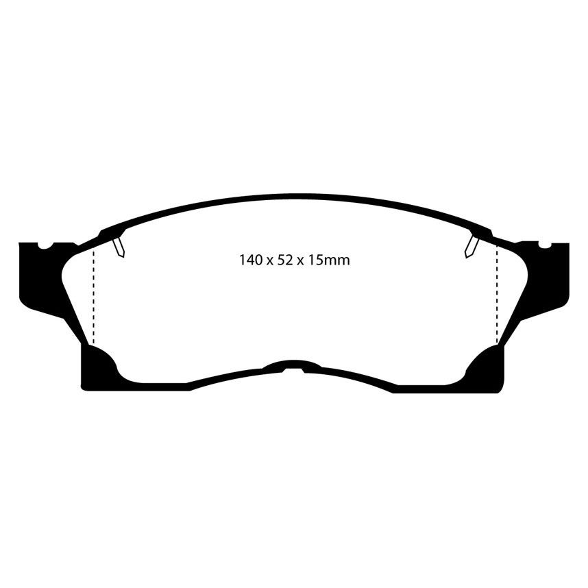 EBC Brakes Yellowstuff Performance Brake Pads