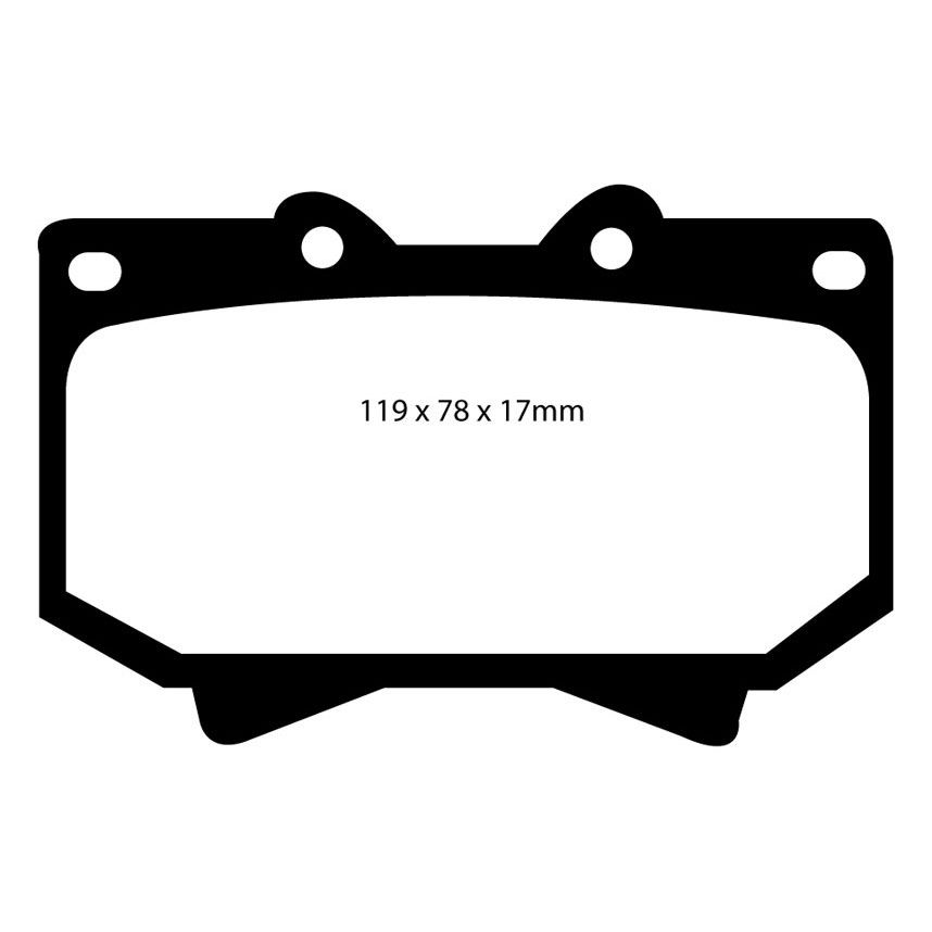 EBC Brakes Yellowstuff Performance Brake Pads