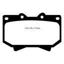 EBC Brakes Yellowstuff Performance Brake Pads