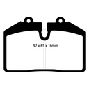 EBC Brakes Yellowstuff Performance Brake Pads