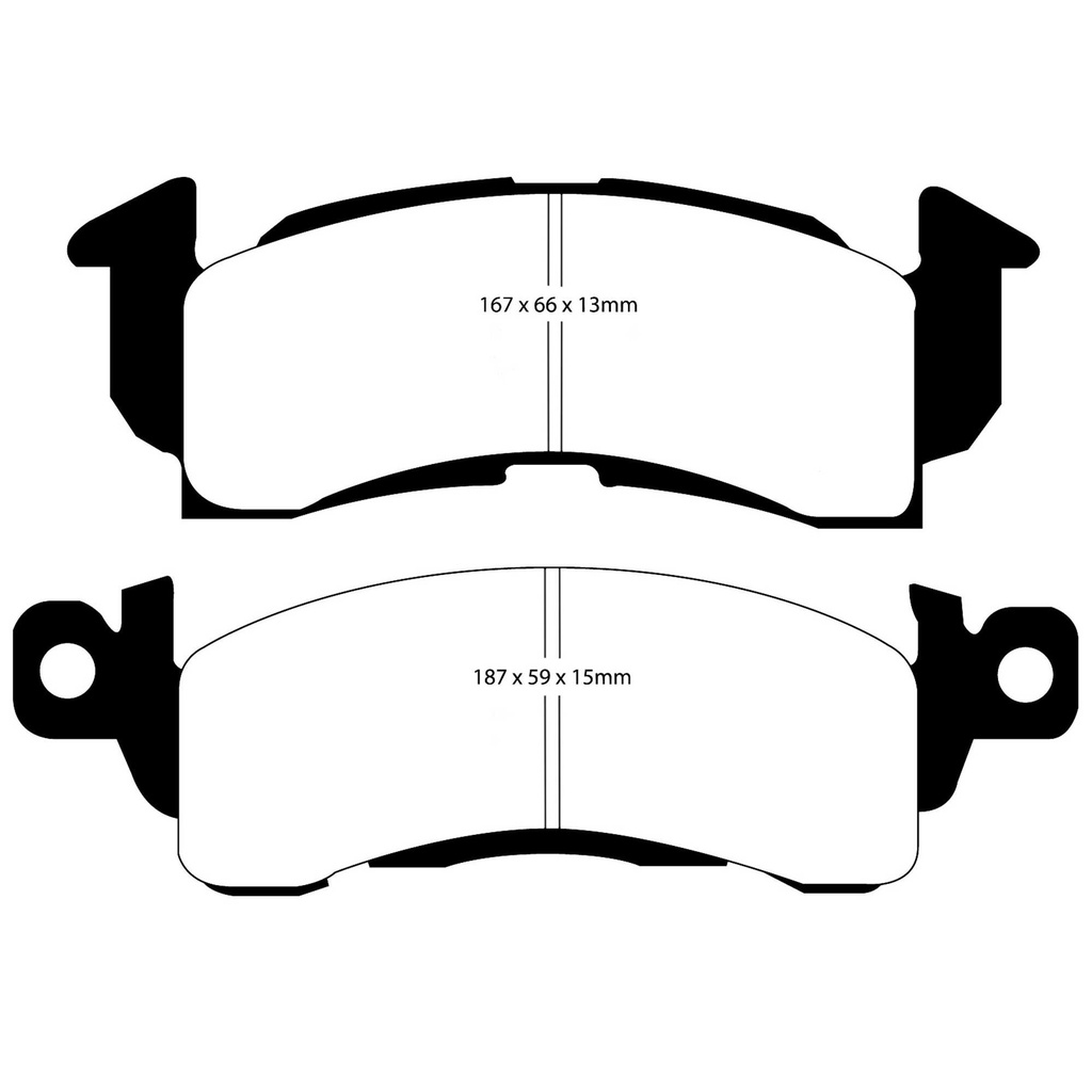 EBC Brakes Yellowstuff Performance Brake Pads