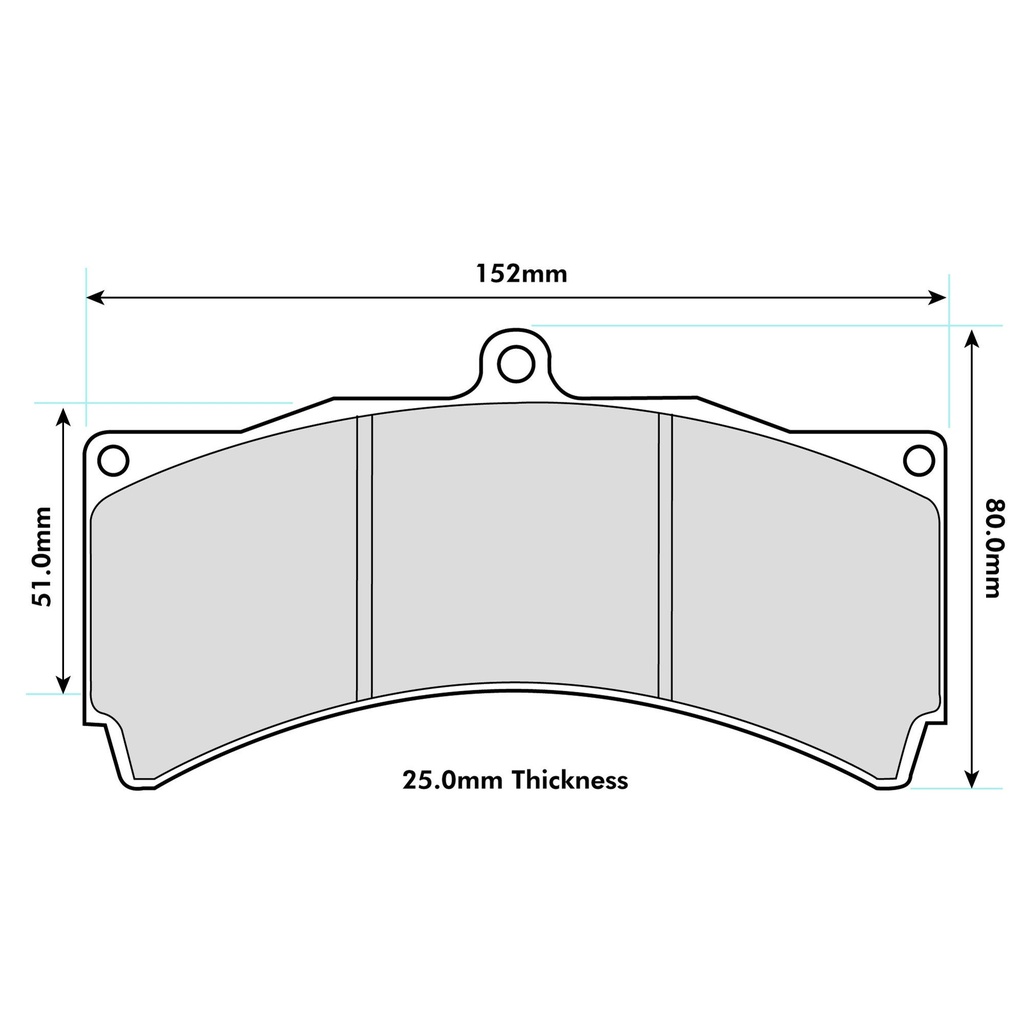 Pagid RSL19 Brake Pads To Fit AP Racing Various Calipers