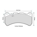 Ferodo DS3000 Brake Pads