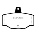 EBC Brakes Yellowstuff Performance Brake Pads