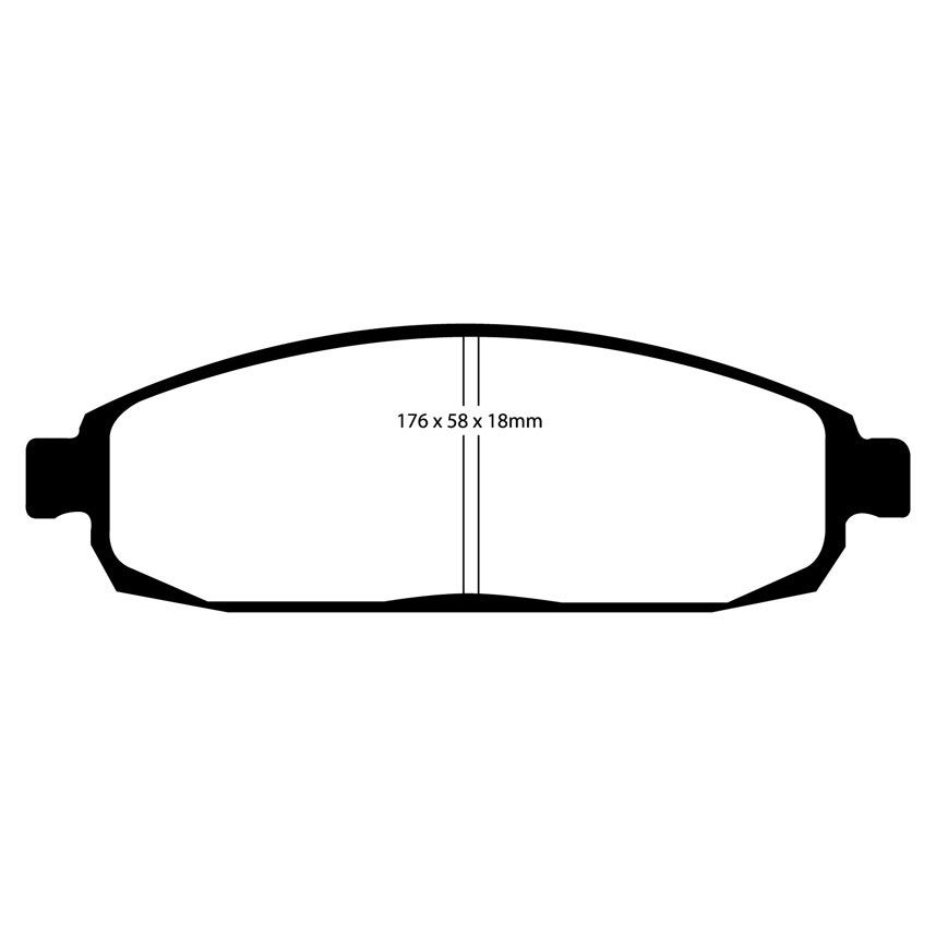 EBC Brakes Yellowstuff Performance Brake Pads