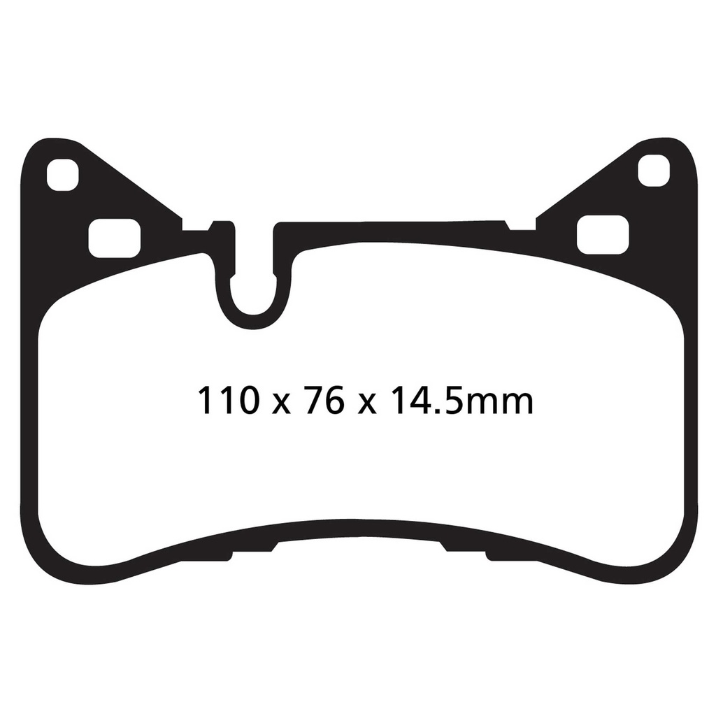 EBC Brakes Yellowstuff Performance Brake Pads