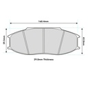 Pagid RSL1 Brake Pads To Fit PFC ZR53 Caliper