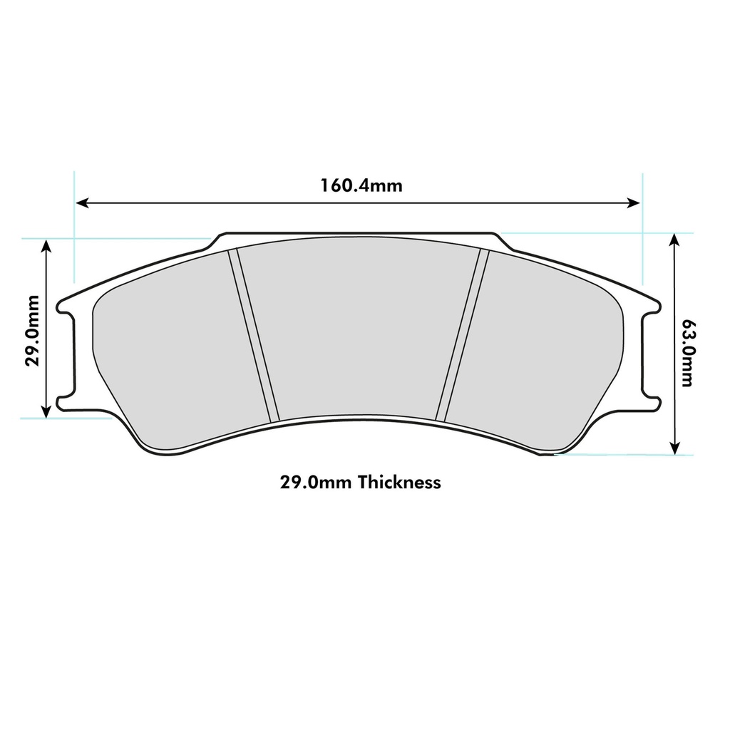 Pagid RSL1 Brake Pads To Fit PFC ZR53 Caliper