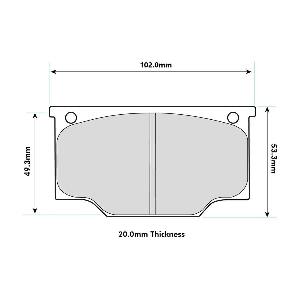 Pagid RSH29E Brake Pads To Fit Girling AR5 / BR Caliper