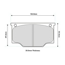 Pagid RSH29E Brake Pads To Fit Girling AR5 / BR Caliper