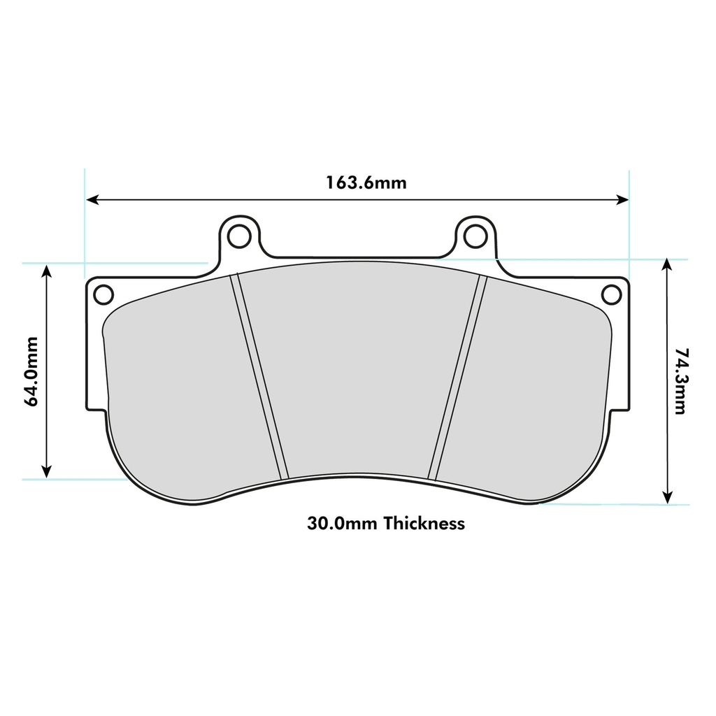 Pagid RST2 Brake Pads To Fit AP Racing CP6269 Caliper