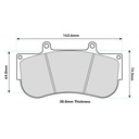 Pagid RST2 Brake Pads To Fit AP Racing CP6269 Caliper