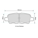 EBC Brakes RP-X Brake Pads
