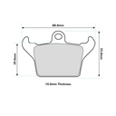 Ferodo DS2500 Brake Pads To Fit AP Racing / Brembo Handbrake Caliper