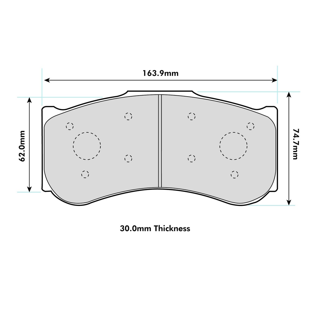 Ferodo DS3.12 (Thermally Treated) Brake Pads To Fit AP Racing CP6276 Calipers
