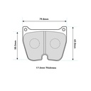 Ferodo DS3000 Brake Pads To Fit Brembo X93.41.21/24 Caliper