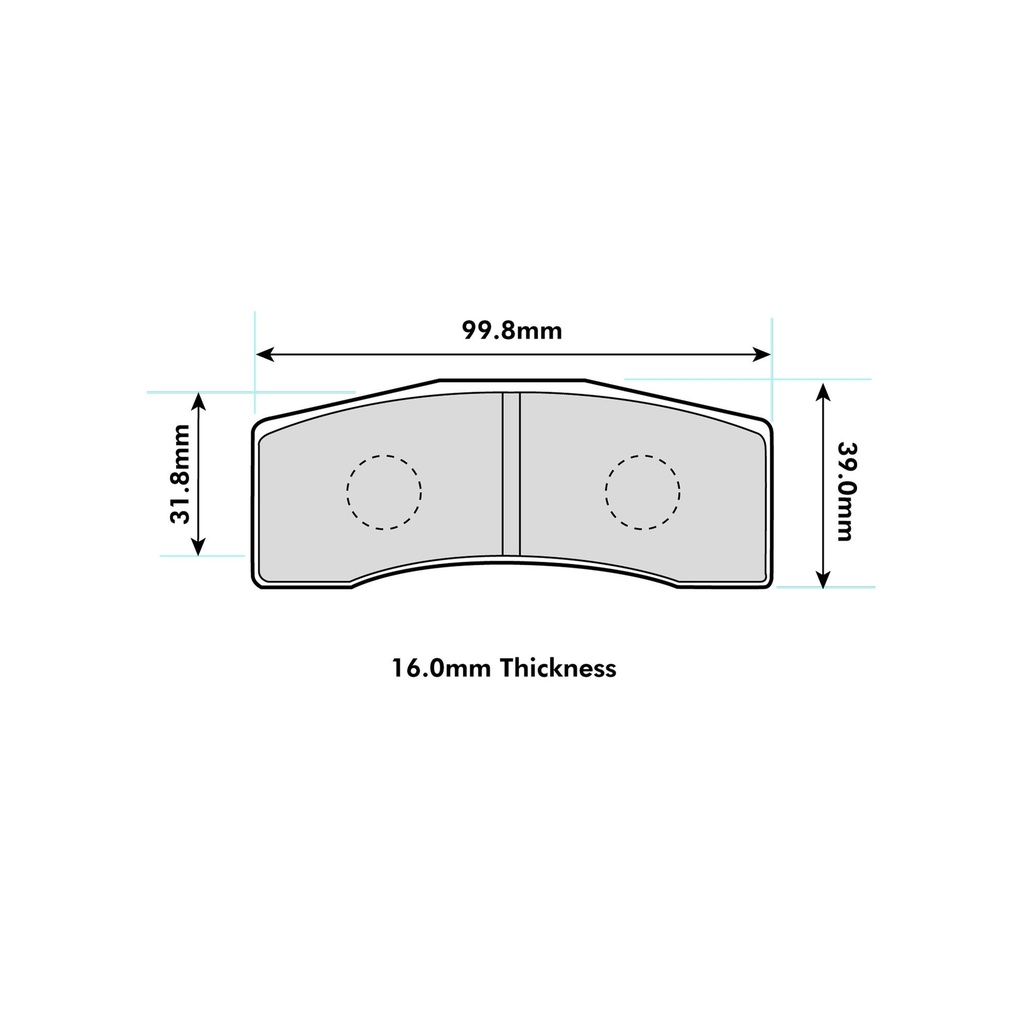 Ferodo DS1.11 Brake Pads To Fit AP Racing CP7031 Caliper