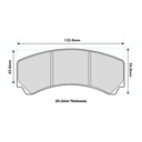Ferodo DS3000 Brake Pads To Fit AP Racing CP2279 Caliper