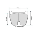Ferodo DS3000 Brake Pads To Fit Brembo 07.5684.5 Caliper