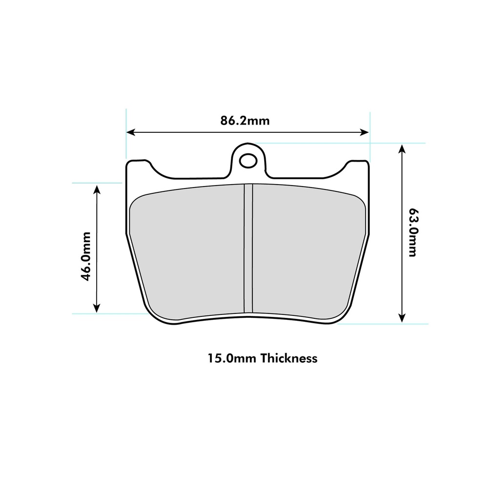 Ferodo DS3000 Brake Pads To Fit AP Racing CP5148 Caliper