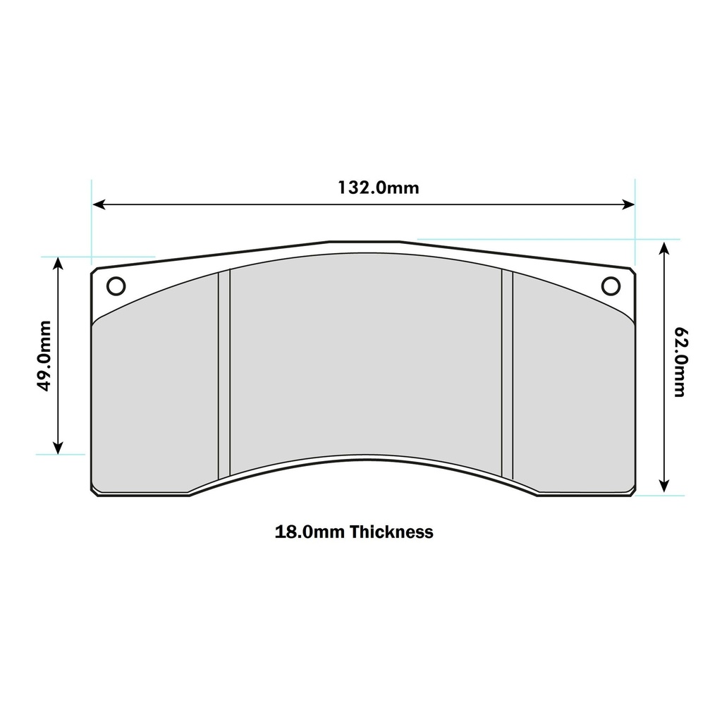 Ferodo DS3000 Brake Pads To Fit Alcon B-Type 4 Piston Calipers