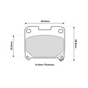 PBS Brakes ProTrack Brake Pads
