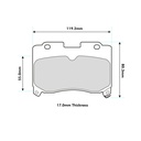 PBS Brakes ProTrack Brake Pads