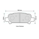 EBC Brakes RP-1 Brake Pads