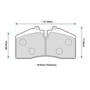 EBC Brakes RP-1 Brake Pads